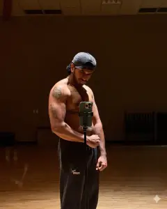 Roshan at gym